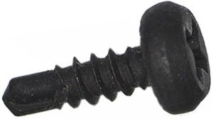 Саморез с конусной головкой черный сверло СМК 3,5*9,5 (клоп) (1уп=20000/1000 шт)