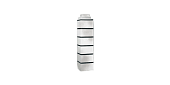 Угол наружный FineBer Кирпич клинкерный 3D Бело-коричневый
